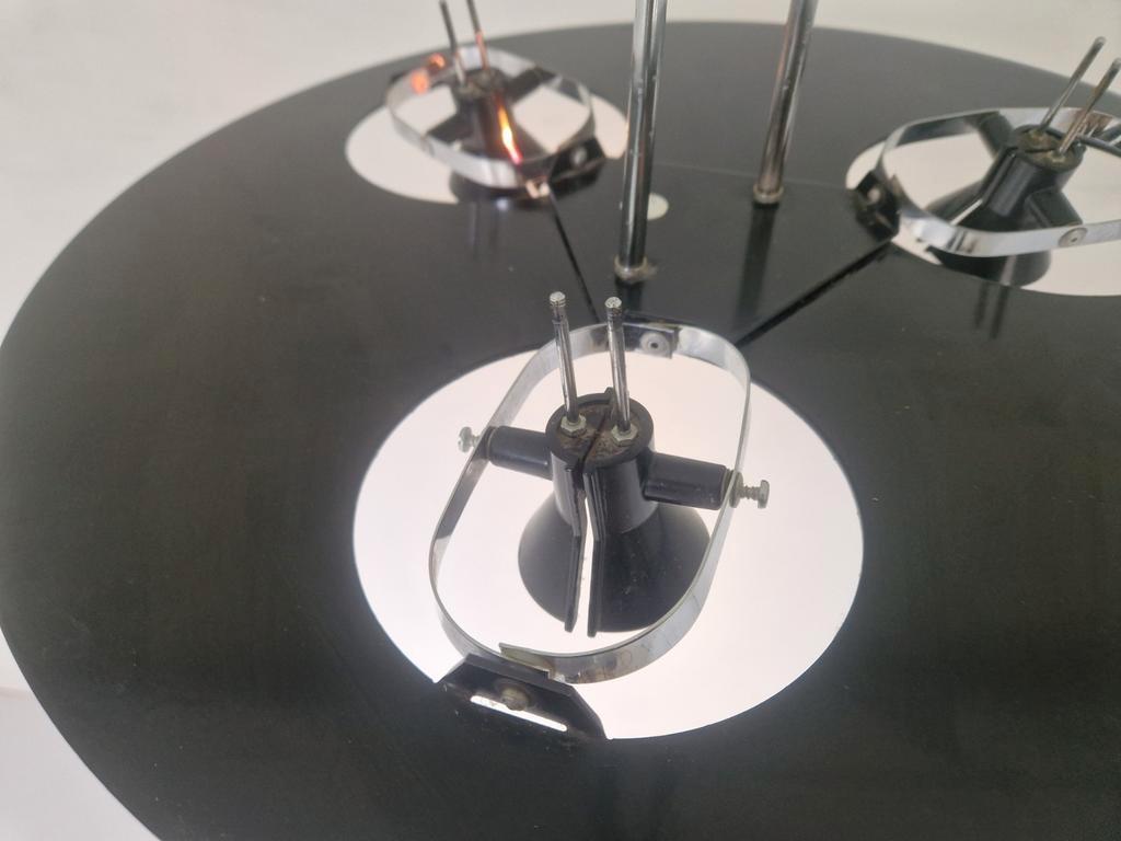 Zeldzame Dijkstra Postmoderne Vintage Triple Spot Lamp. image 10