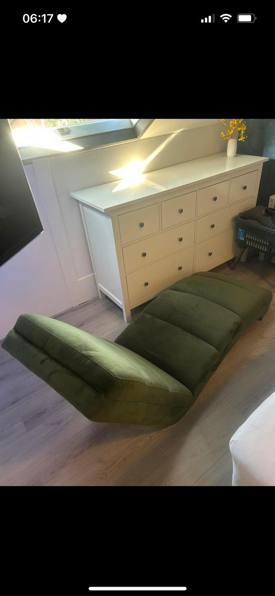 Mooie Groene Lig Fauteuil. Niet Gebruikt. image 3