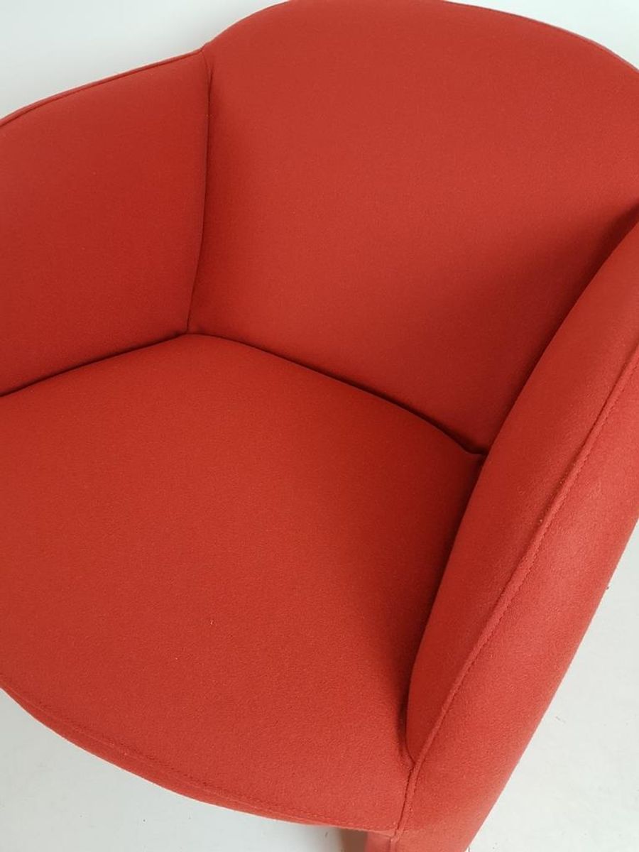 Artifort Ben’s Steenrood / Donker Oranje Fauteuils Ploegstof image 3