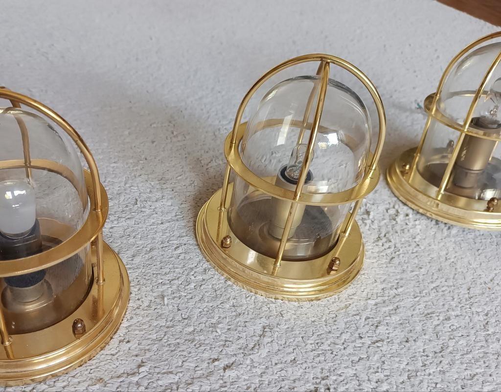 Set Van 3 Vintage Gouden Schip Stijl Plafondlampen image 13