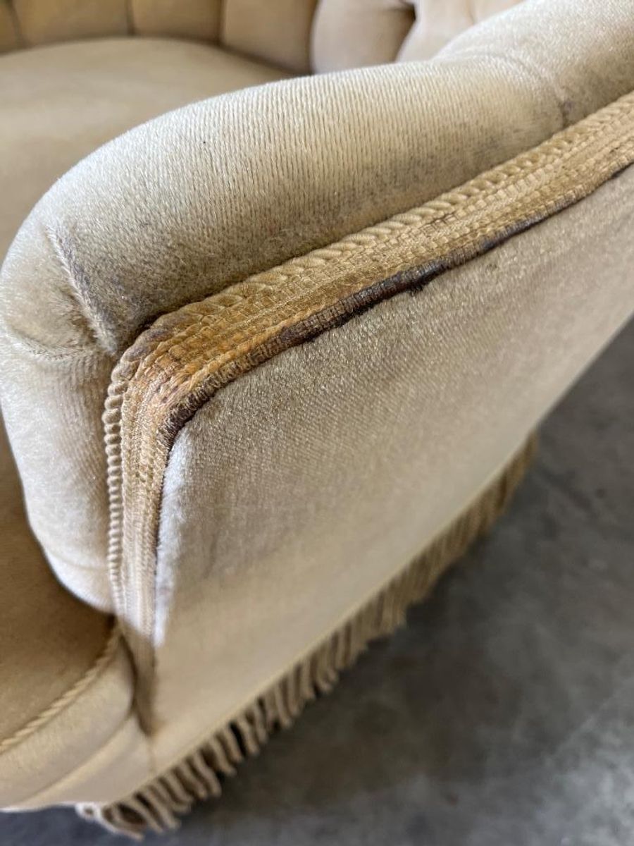Vintage Fauteuil / Eenzit / Clubzetel Met Franjes image 8