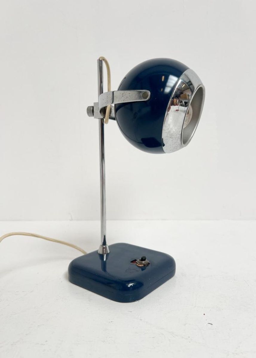 Blauwe Space Age Tafellamp, 1960's image 4