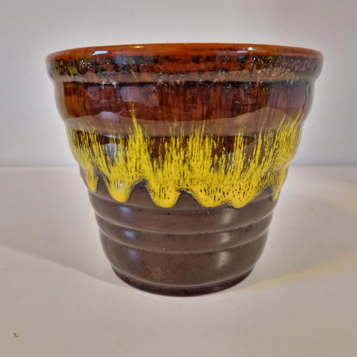 Vintage Bloempot Lava Pot Vulcana Kamerplant Pot image 4