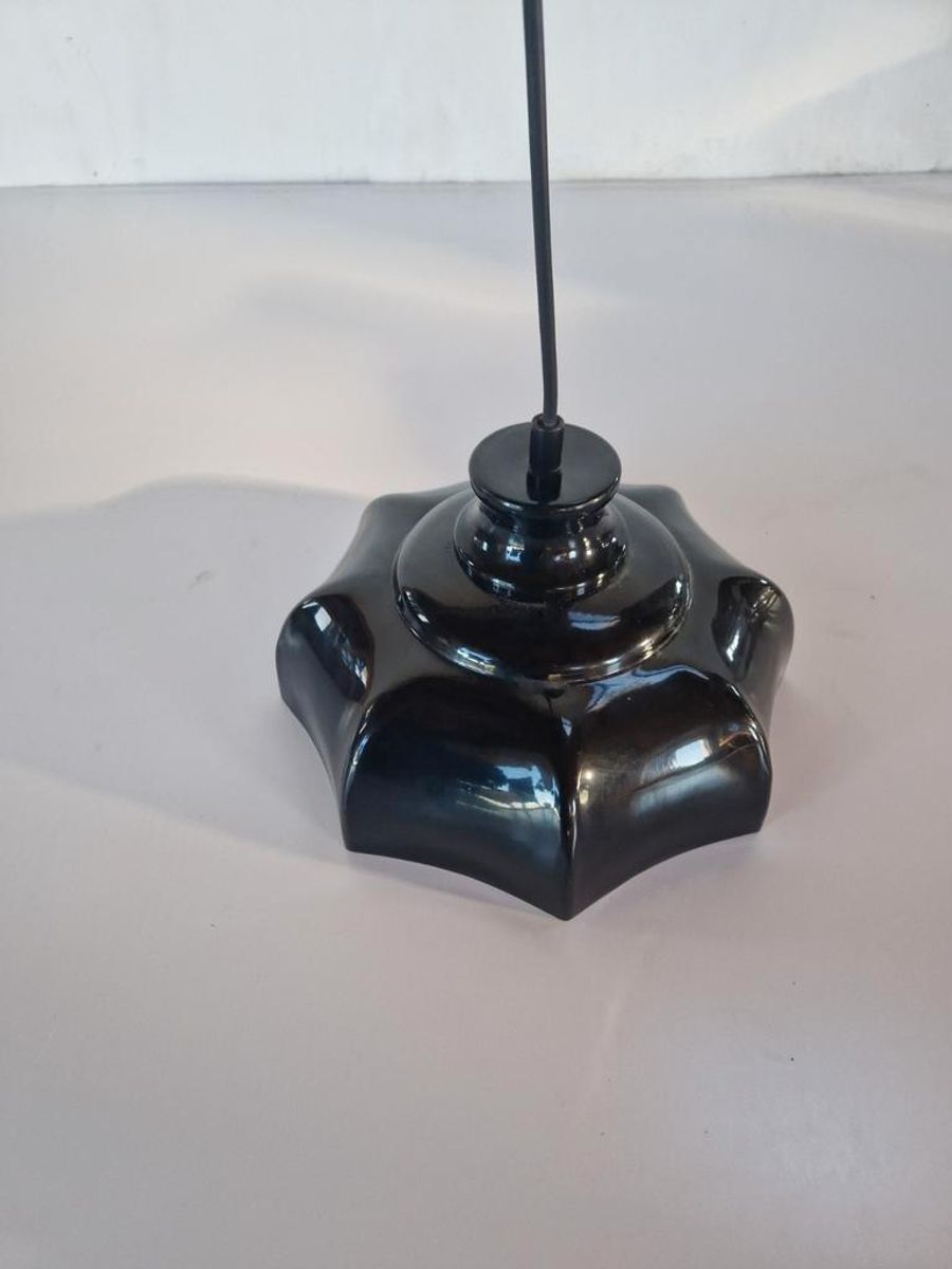 Vintage Metalen Vrieland Lamp Zwart. image 3