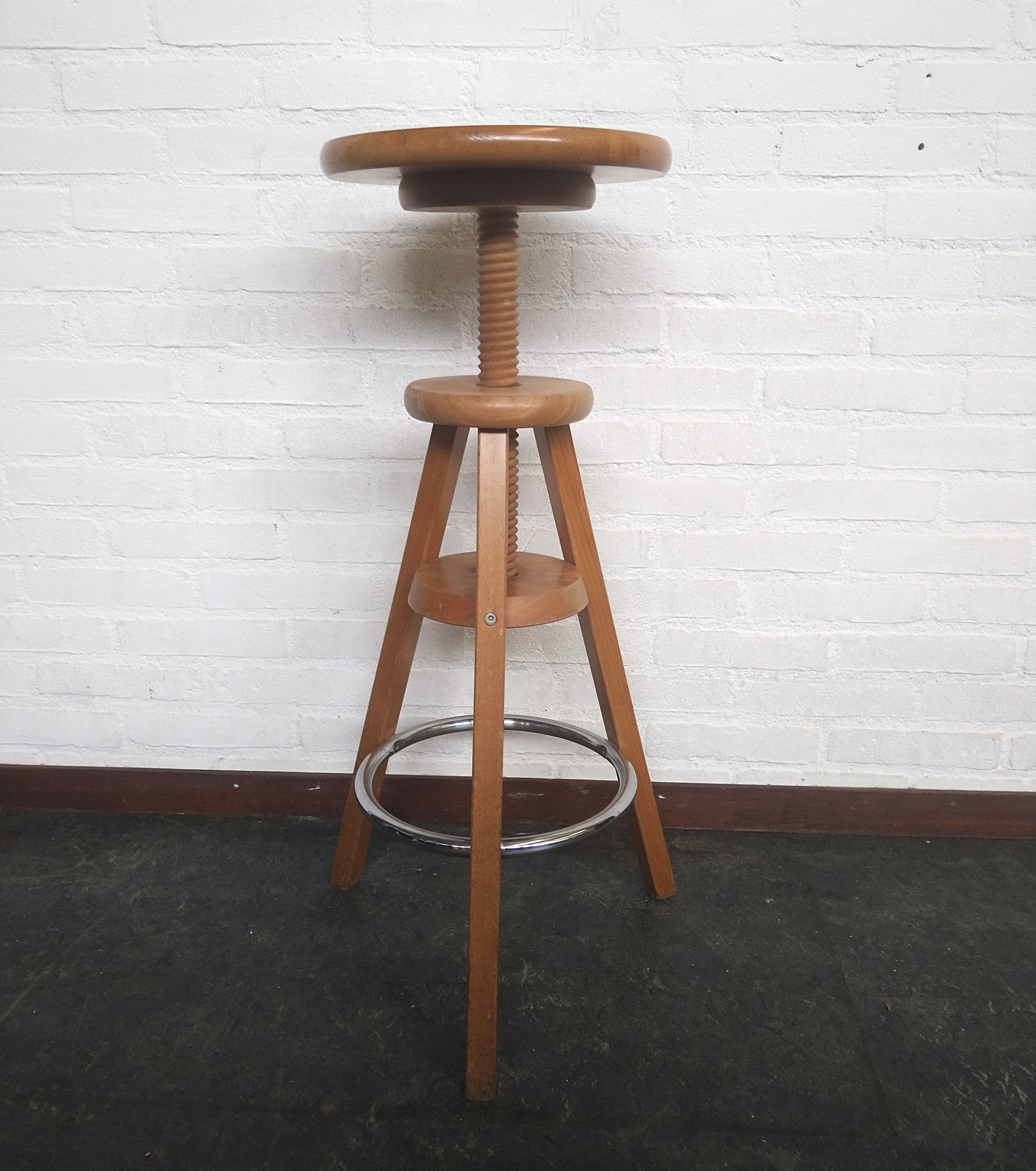 Verstelbare Houten Atelierkruk image 4