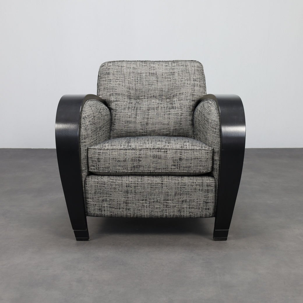 Set Of 2 Art Deco Style Lounge Chairs By Bench image 3