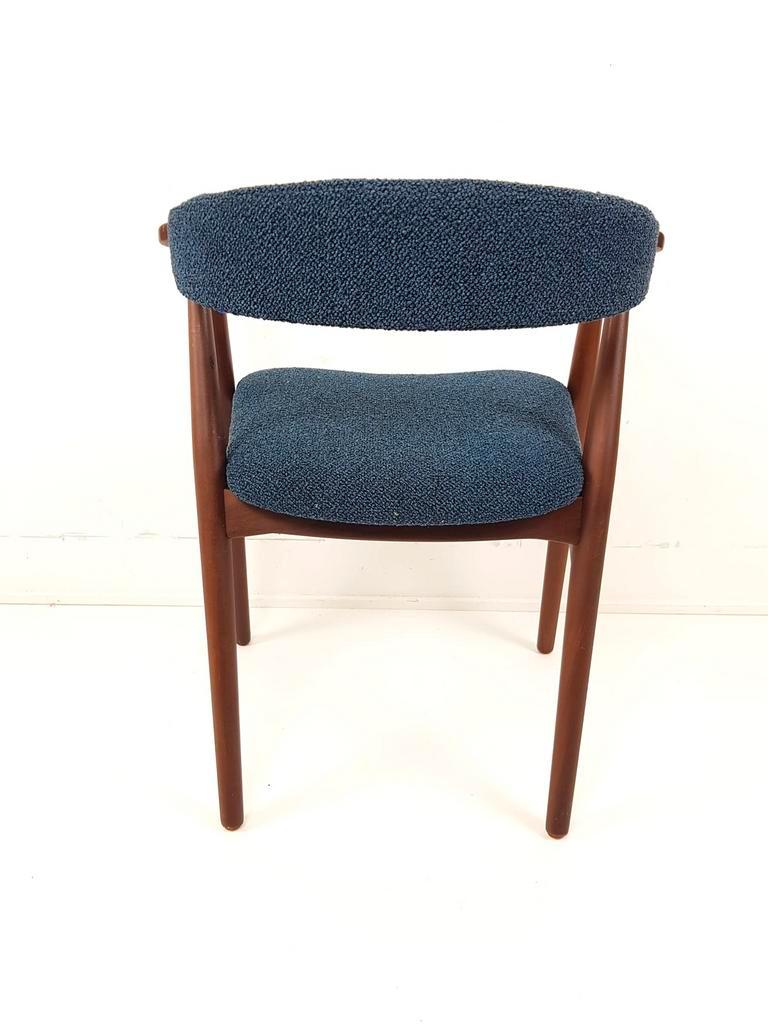 Deense Vintage Farstrup Stoel Blauw Model 213 Thomas Harlev image 9