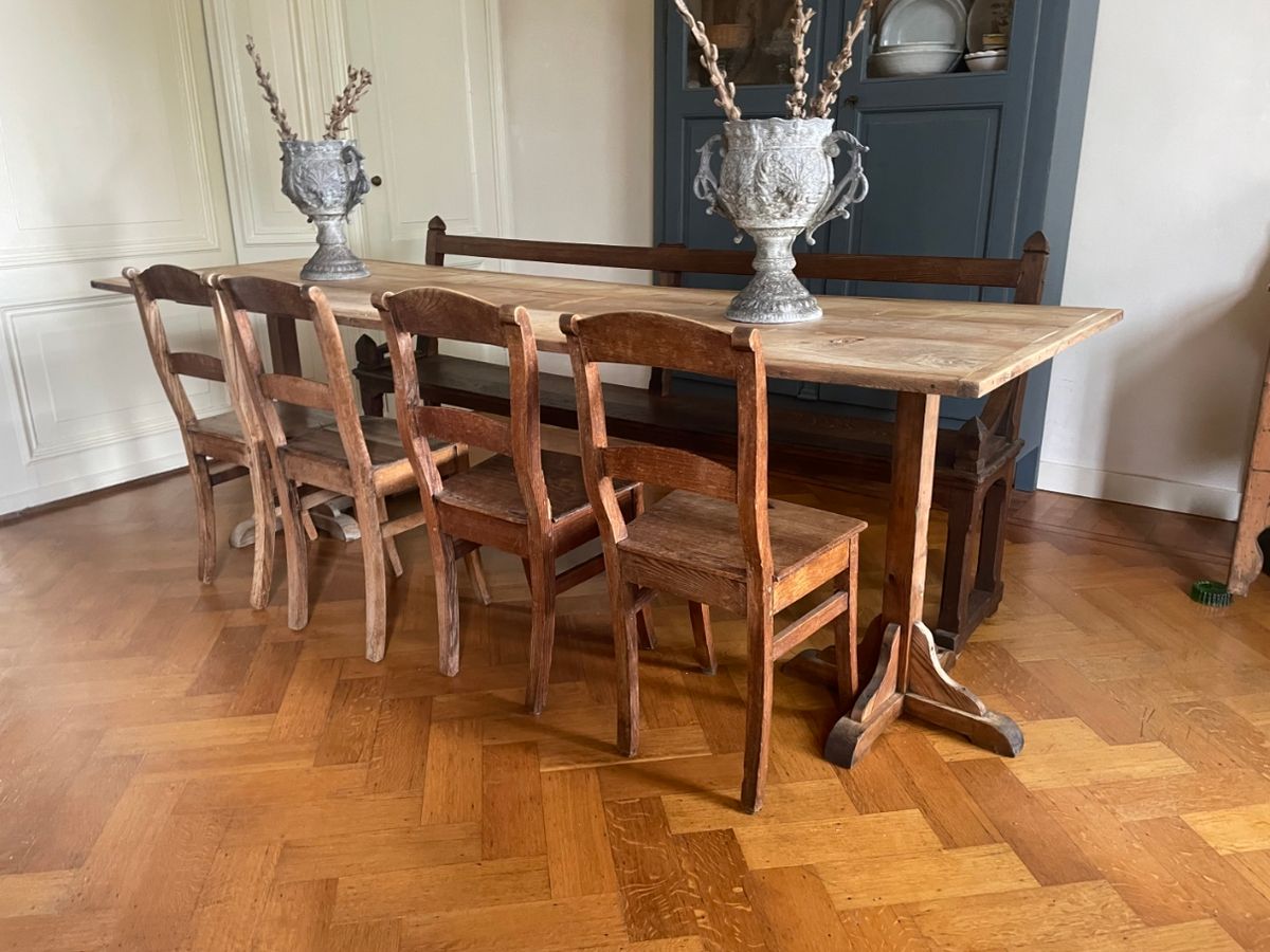 Schragentafel Table De Vendange Eettafel Frans image 13