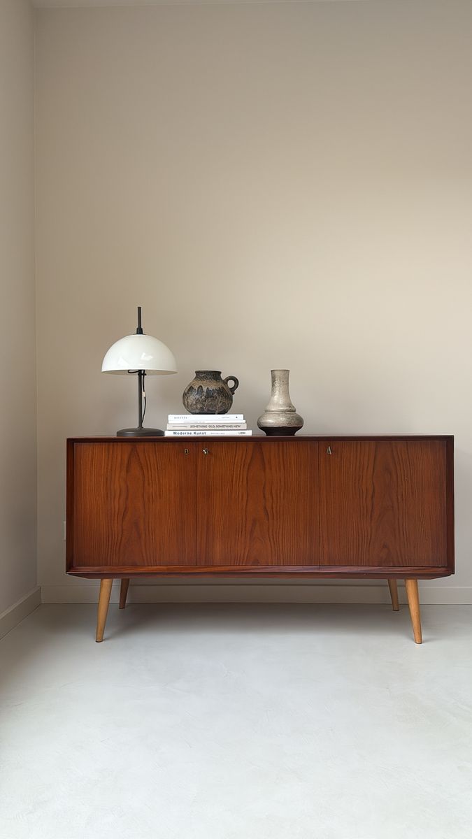 Vintage Houten Dressoir Met 3 Deurtjes Van Brantorps image 3