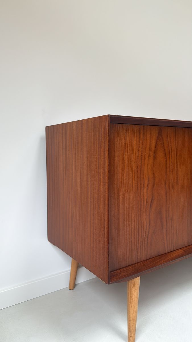 Vintage Houten Dressoir Met 3 Deurtjes Van Brantorps image 8