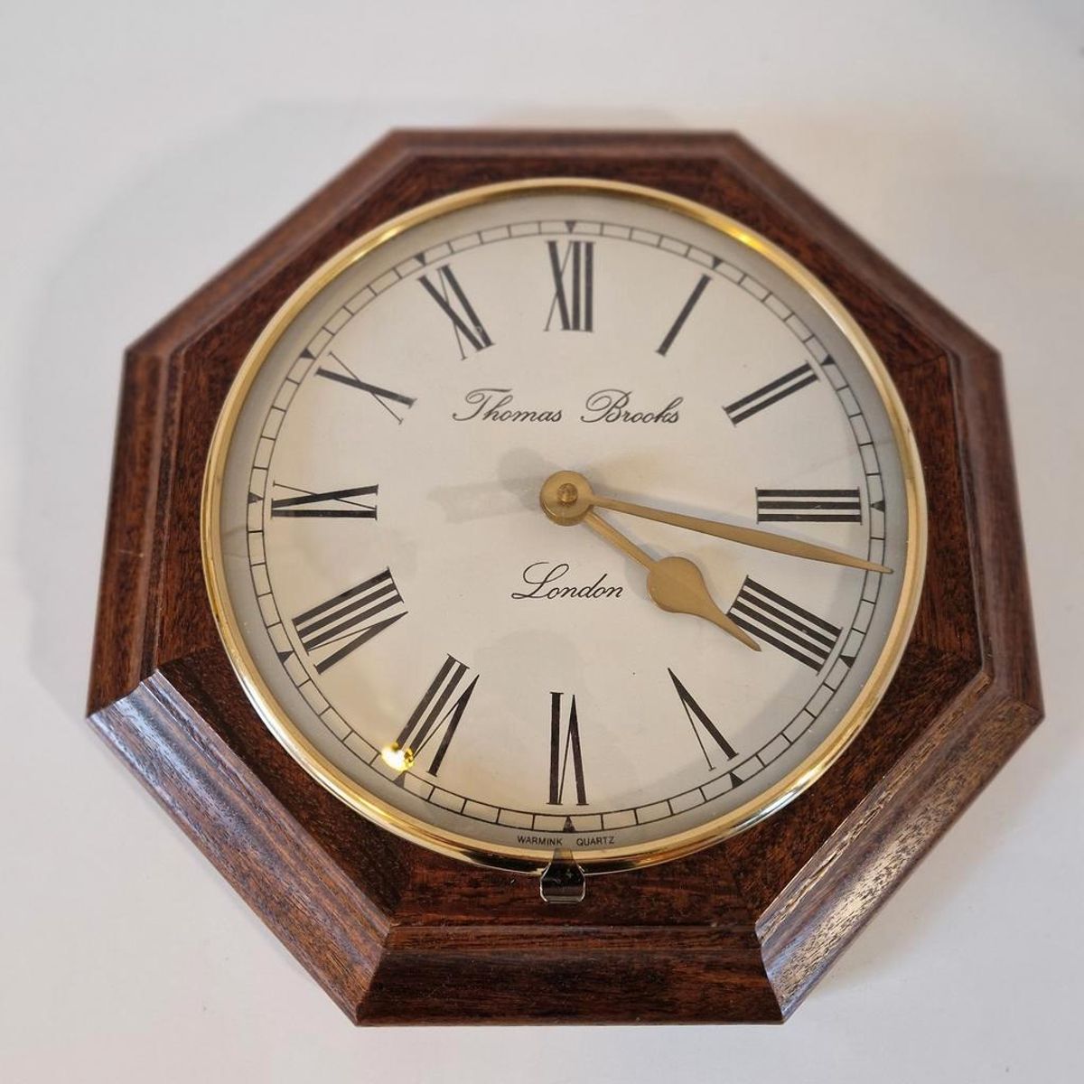 Oude Engelse Klok Wandklok Thomas Brooks London image 7