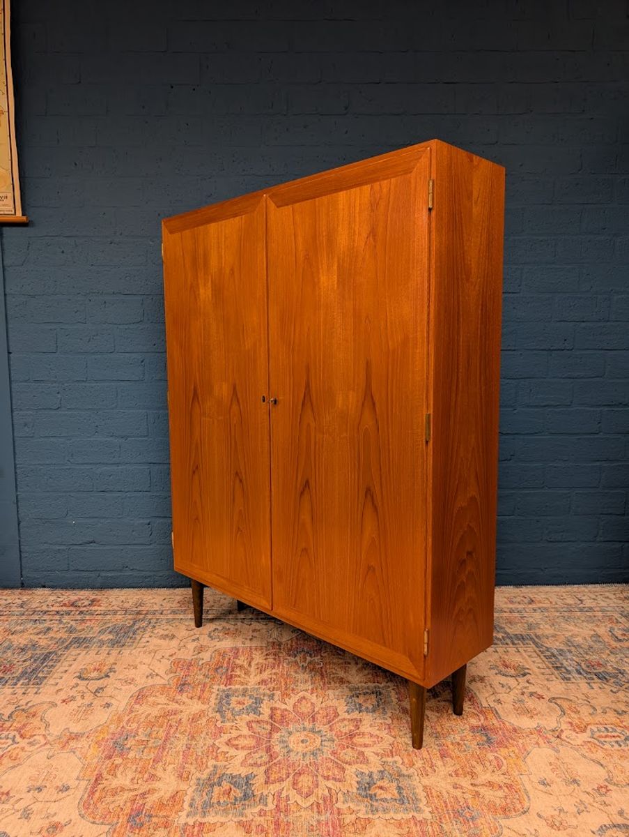 Vintage Kledingkast, Ontwerp Van Kai Winding Voor P. Jeppesen Møbelfabrik, Jaren 60 image 4