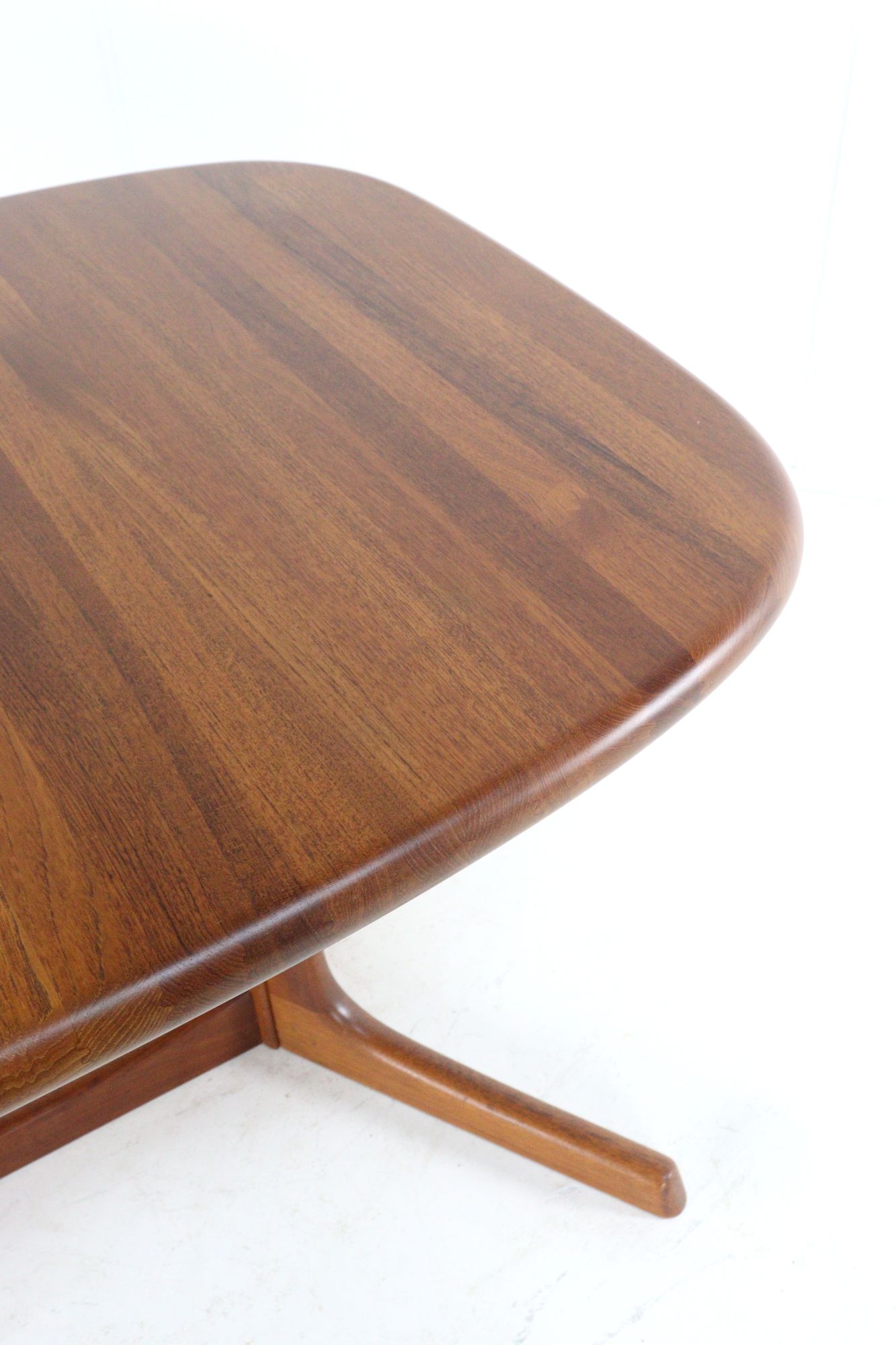 dyrlund Ovalen 1x Verlengbare Eettafel Massief Teak Vintage Deens image 6