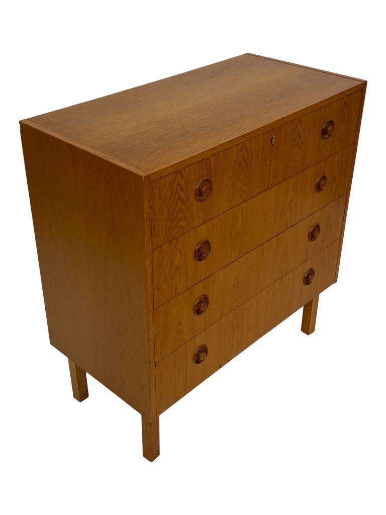 Vintage Ladekast Kastje Jaren 60 Teak Fineer Commode Design image 18