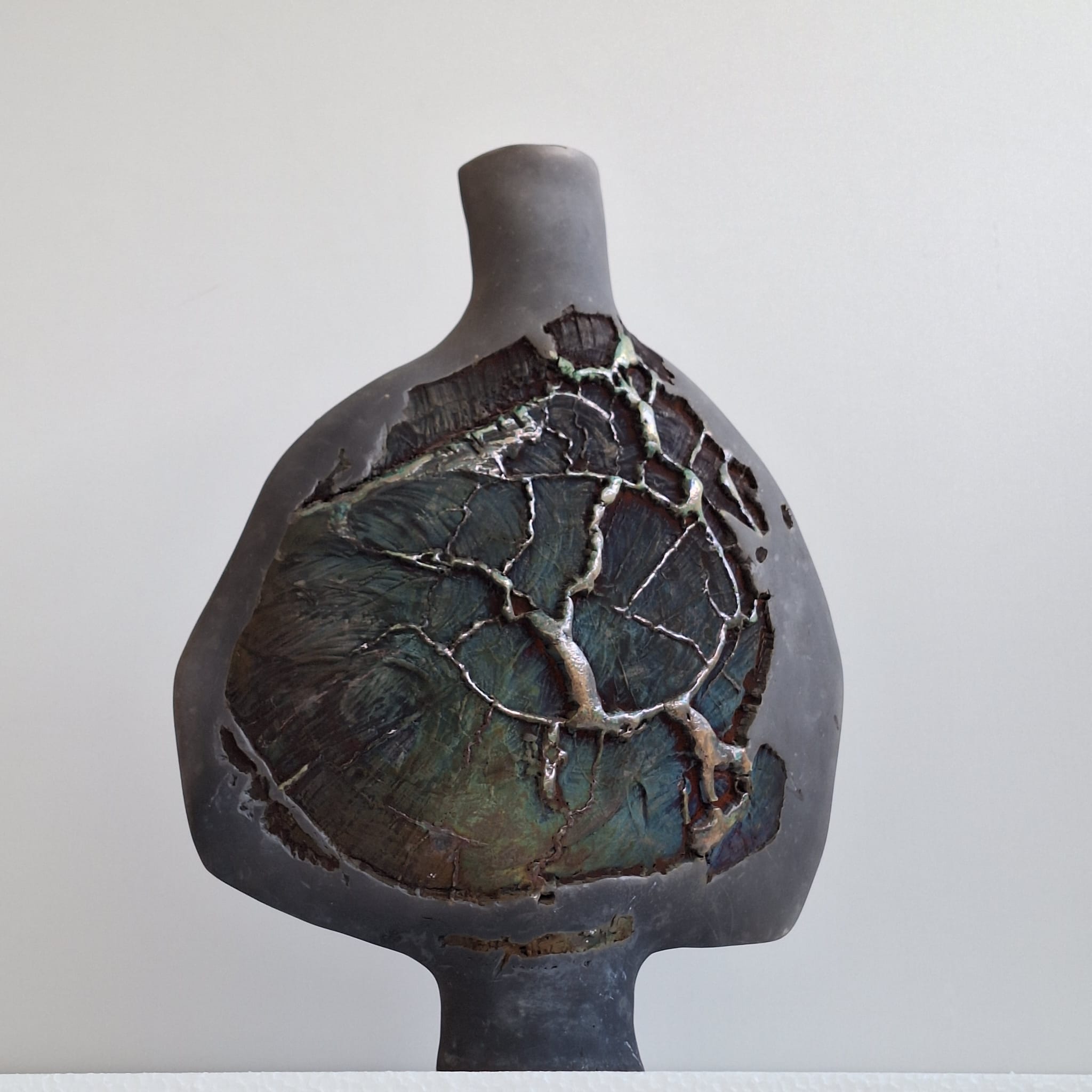 Raku Ceramic Vase Designed By André Sas image 9