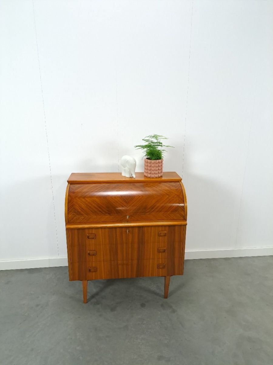 Secretaire Bureau Uit Zweden Met Lades, Scandinavisch Bureau image 2