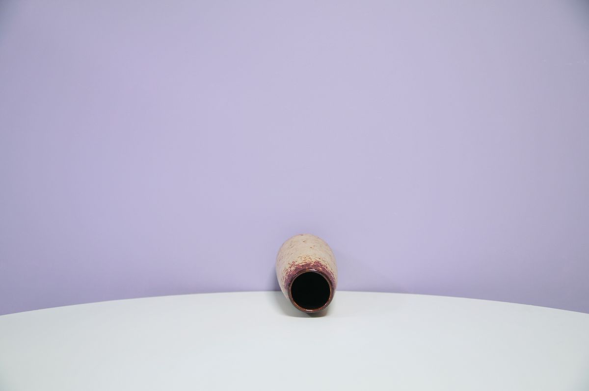 Beige Taps Lopende West Germany Vaas image 3