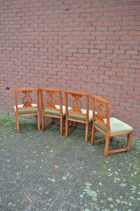 Retro Stoelen Set Van 4 image 8