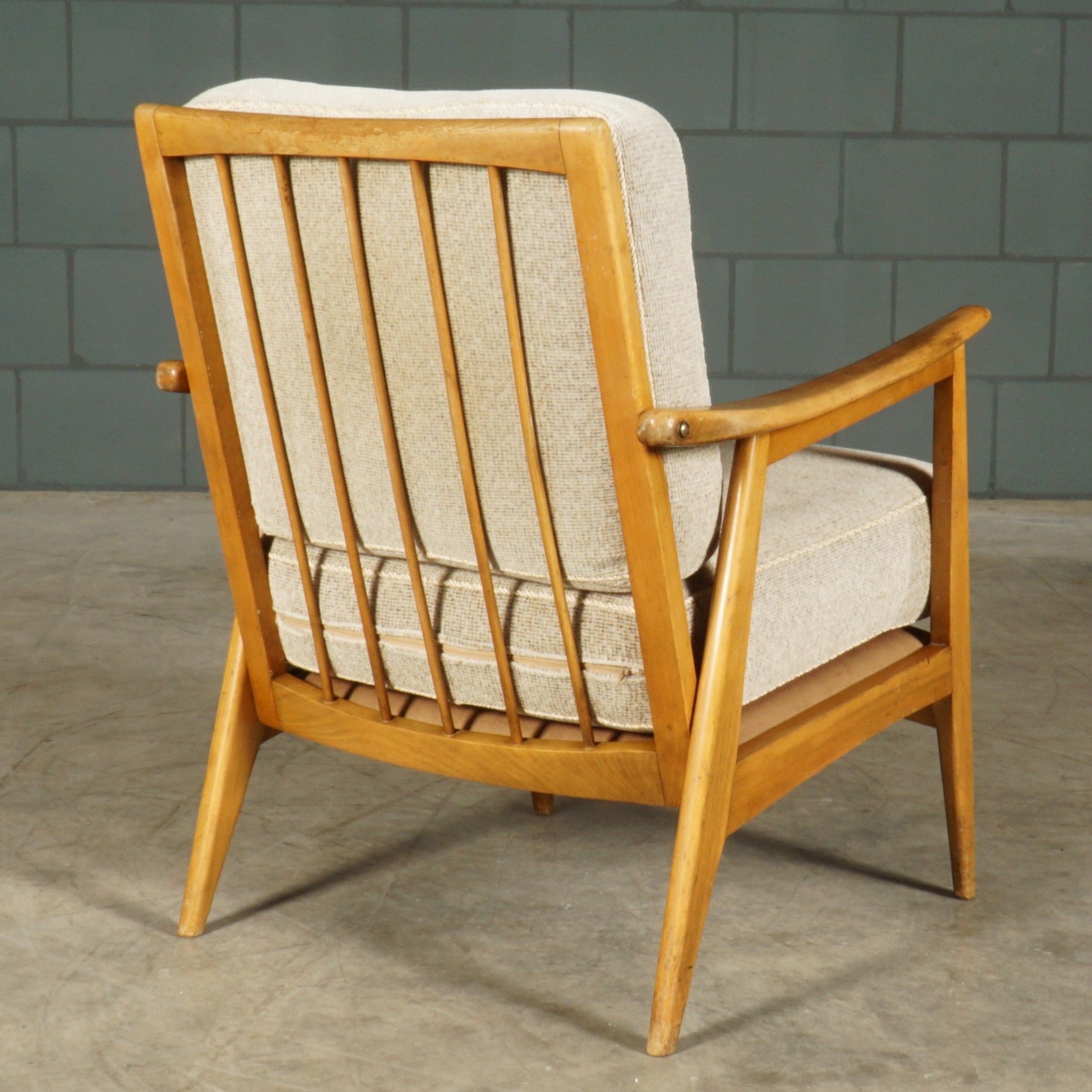 Set Deense Lougefauteuils – Notenhout – Jaren 60 image 5