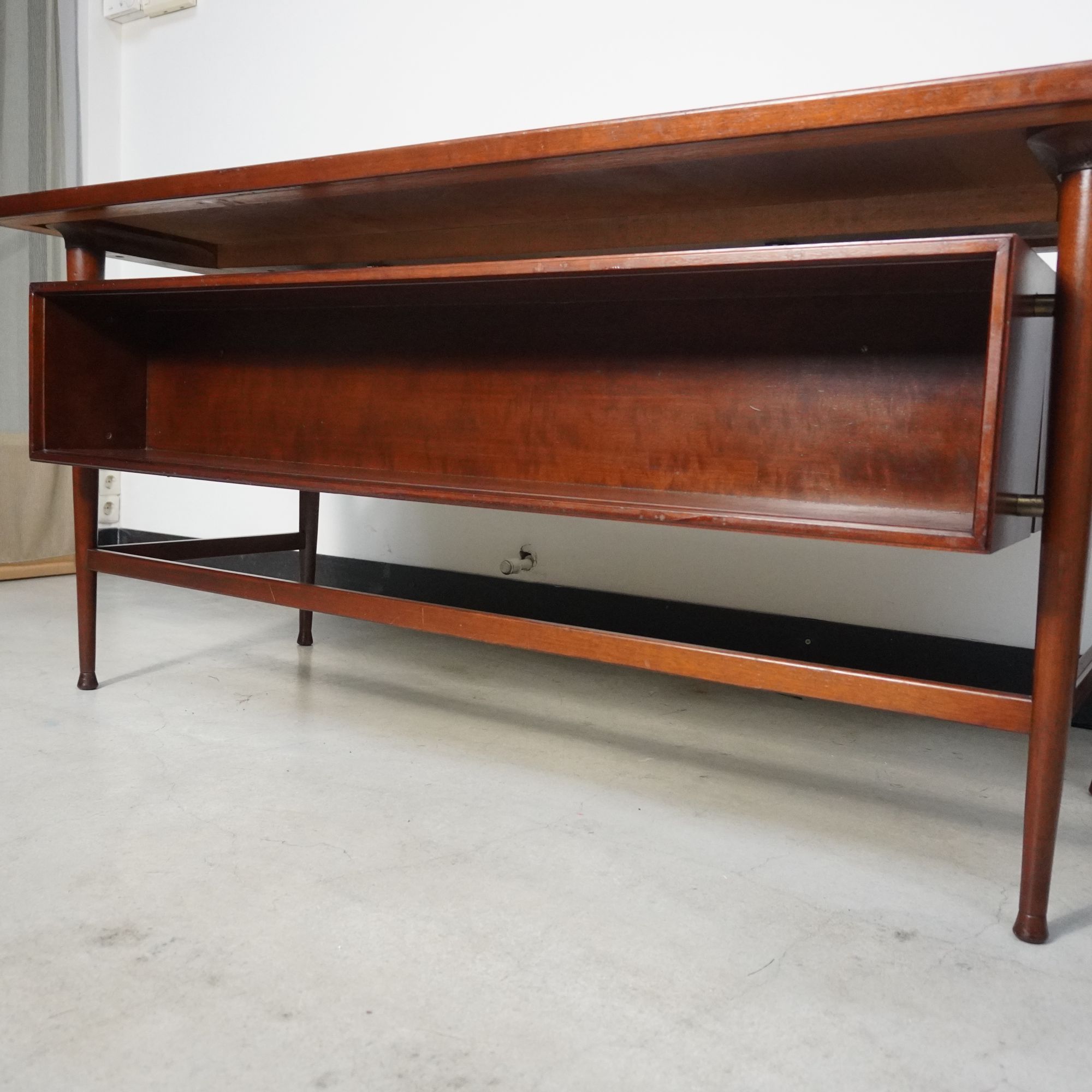 Teak Executive Desk By Formule Meubelen, 1960s image 6