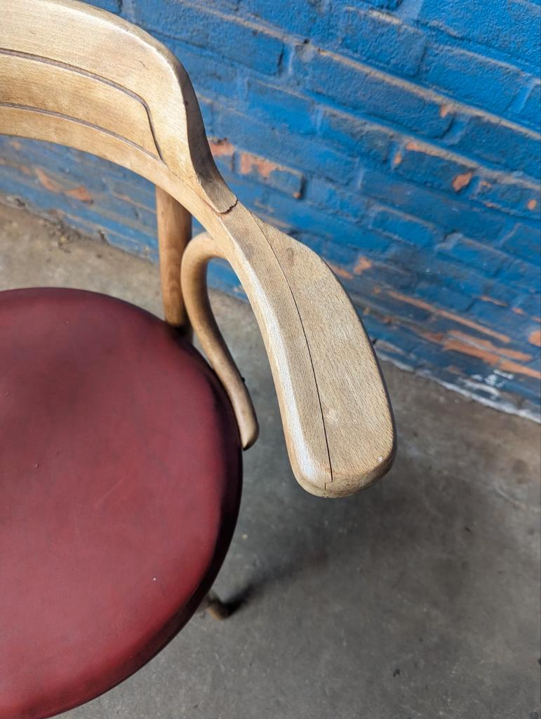 2 Art Nouveau Bentwood Chairs Thonet Stijl image 10