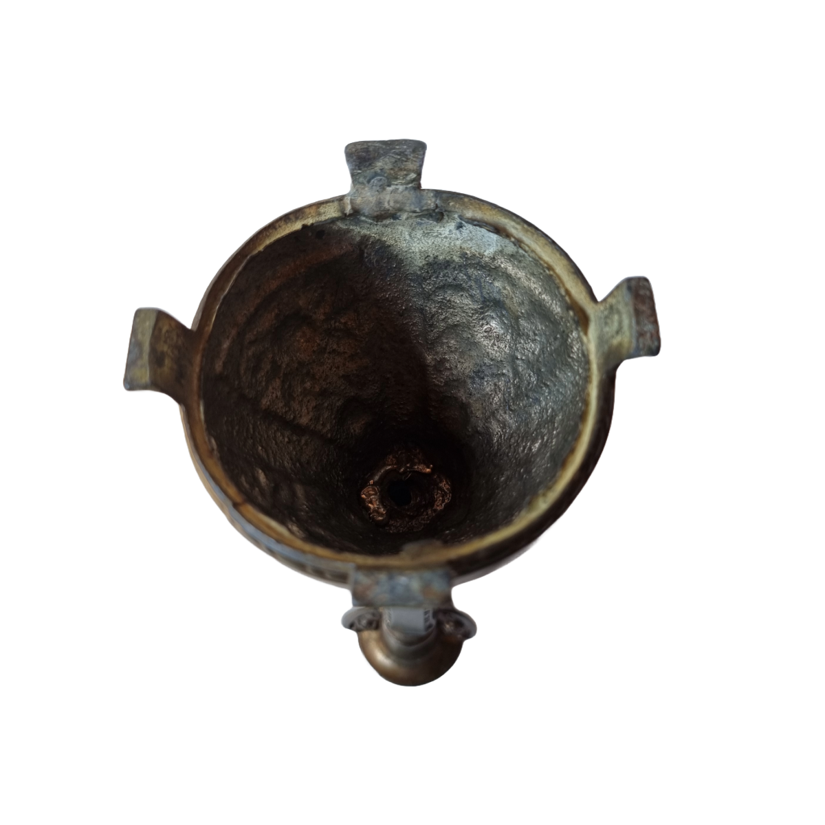 Antieke Metalen Kandelaar image 6