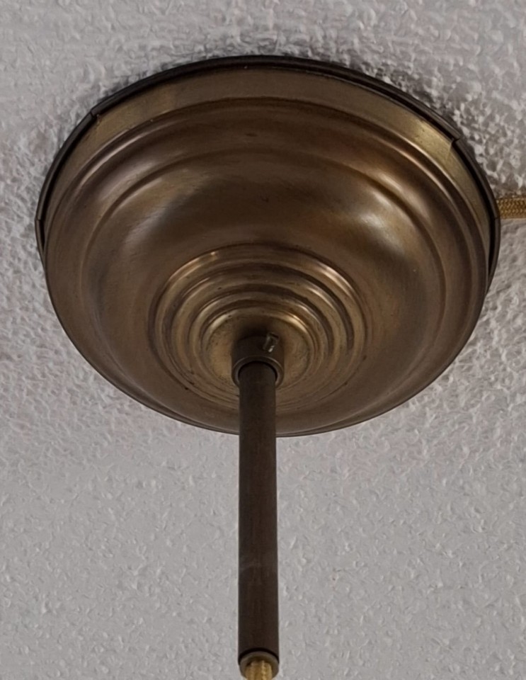 Vintage Hanglamp Rotan Riet Met Wenen Stro Webbing image 9