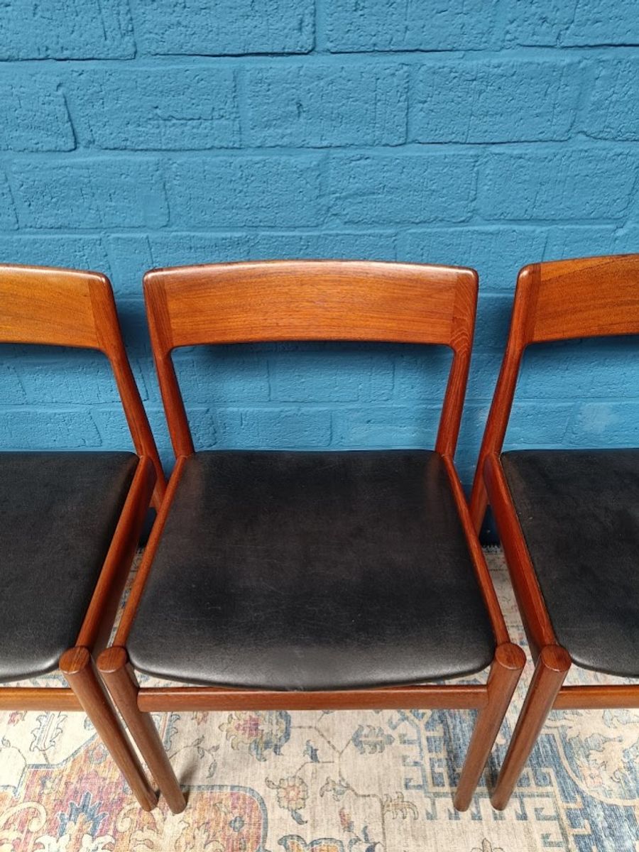 4x Vintage Deens Design Stoelen, Jaren '60 image 5