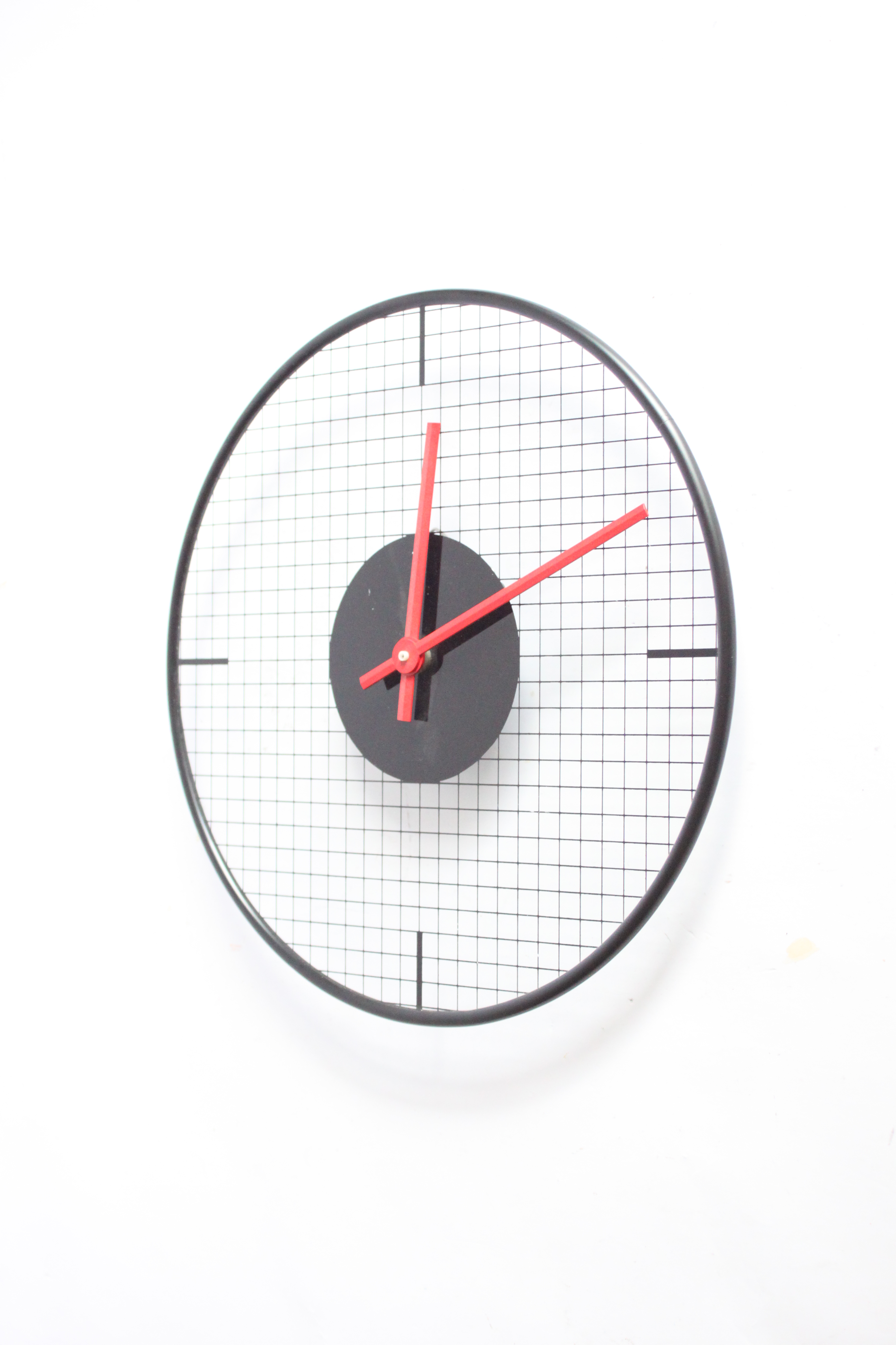 Minimalist Junghans Transparent Wall Clock, Germany 1990s image 9
