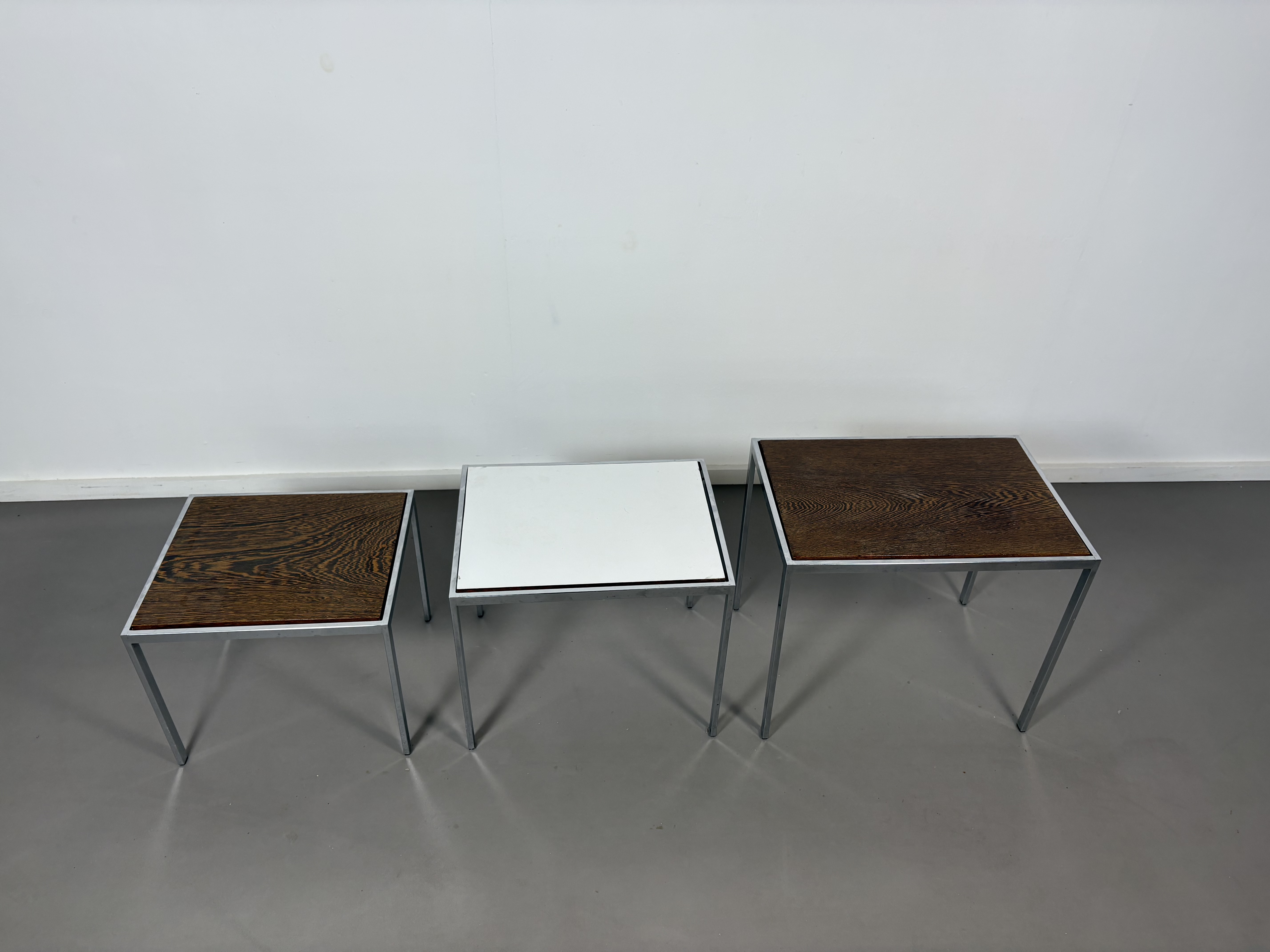 Sett Off 3 Sidetables With Reversibel Top Design Cees Braakman For Pastoe image 3