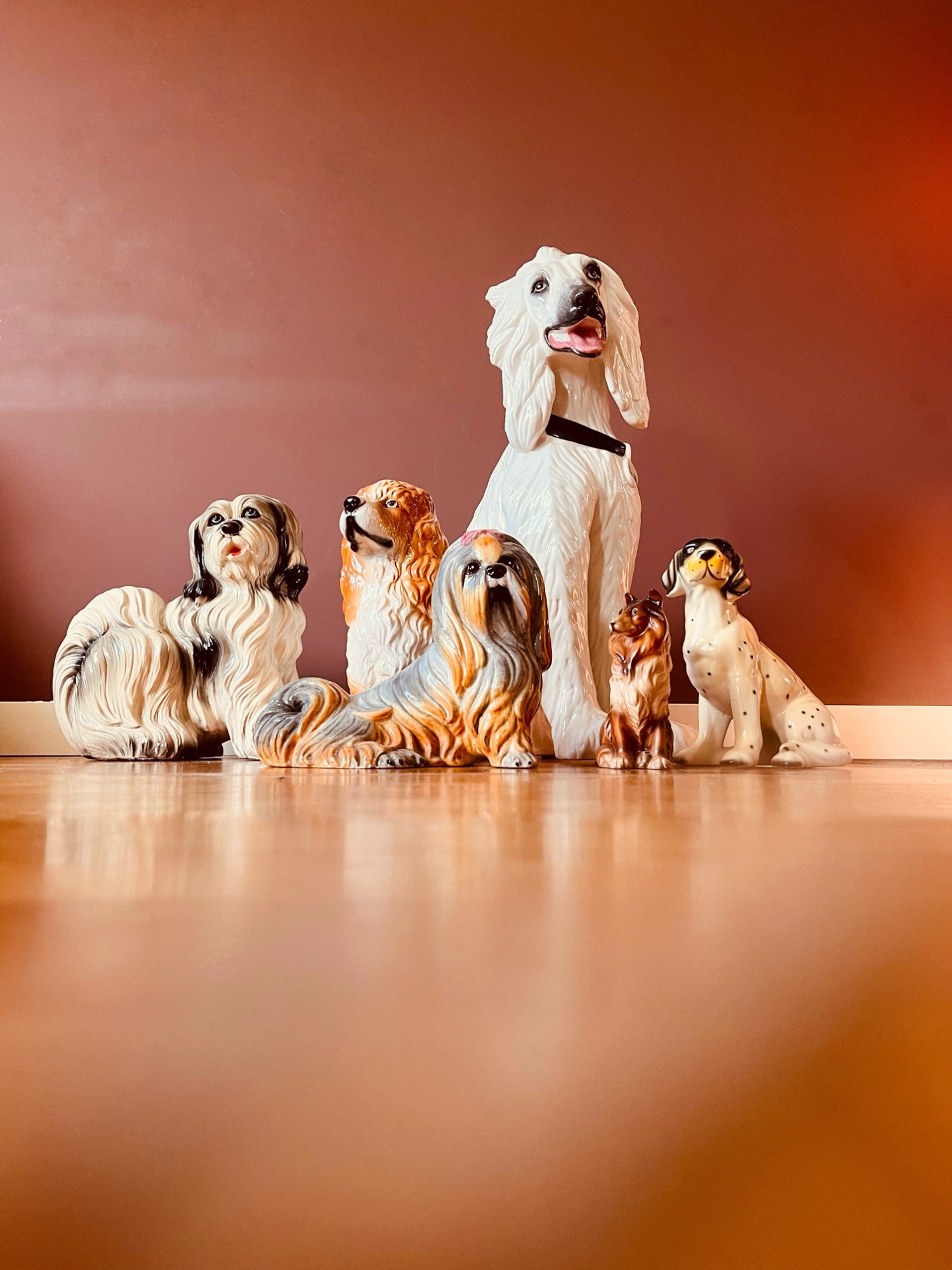 Italiaanse Keramieken Hond +/- 70cm Hoog image 10