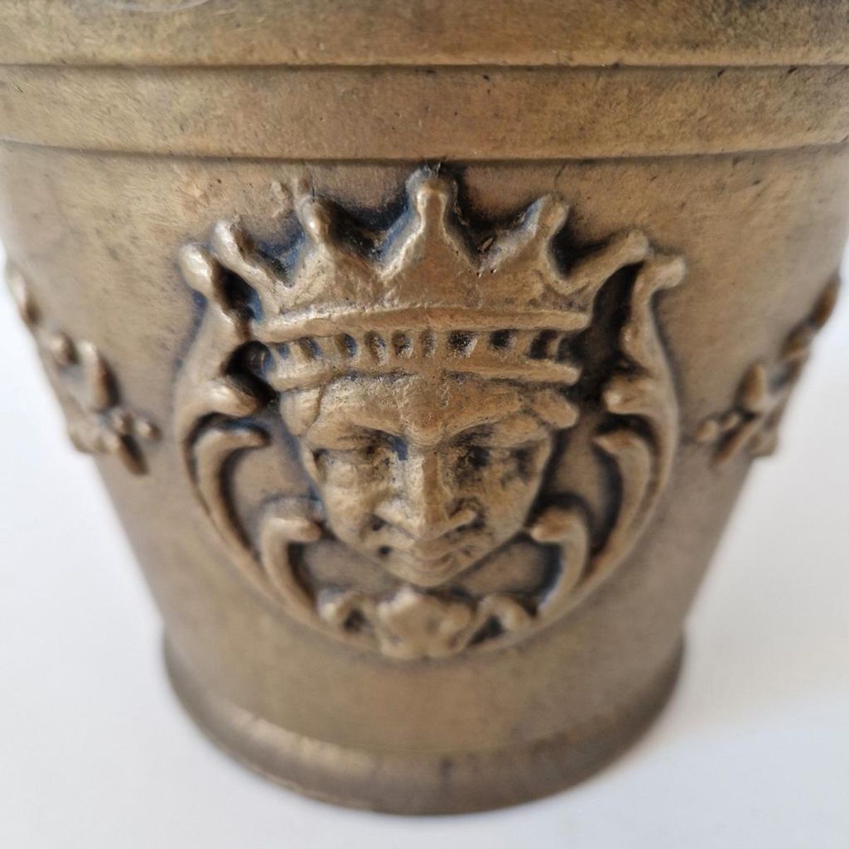 Zware Koperen Bloempot Pot Vijzel Koper image 4