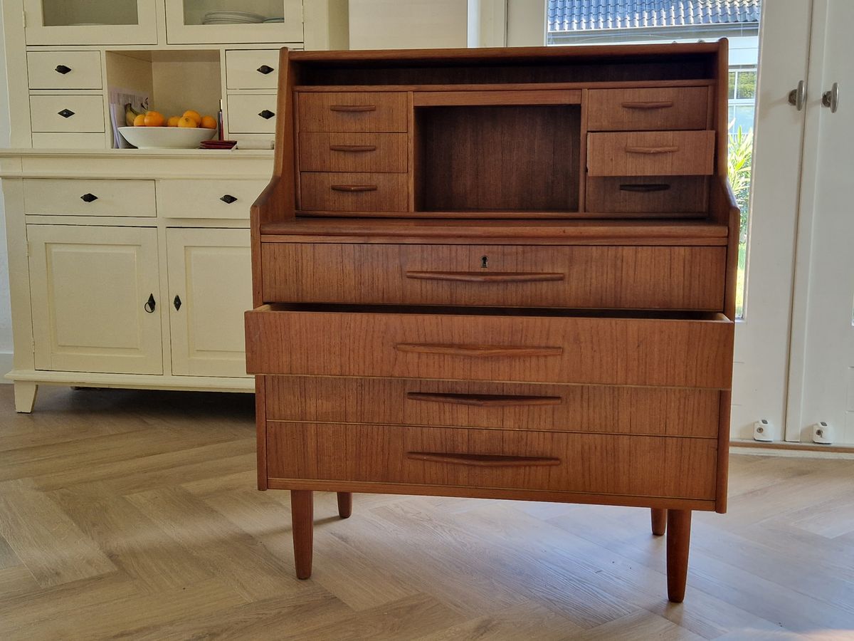 Harry Oostergard Vitage Teak Secretaire image 6