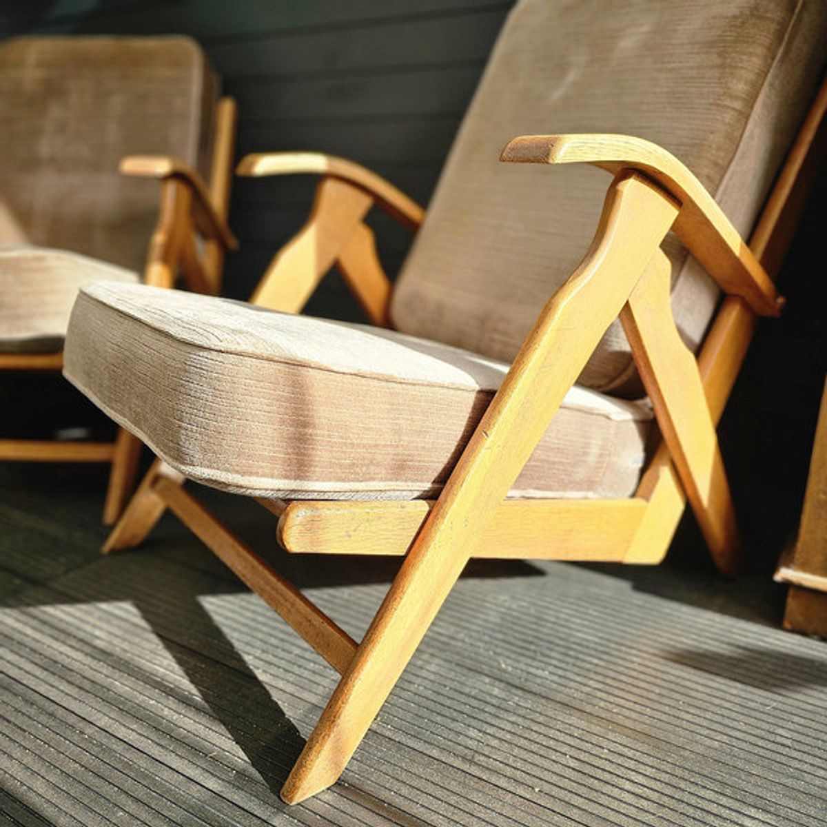 Vintage Stoel / Fauteuil Midcentury image 2