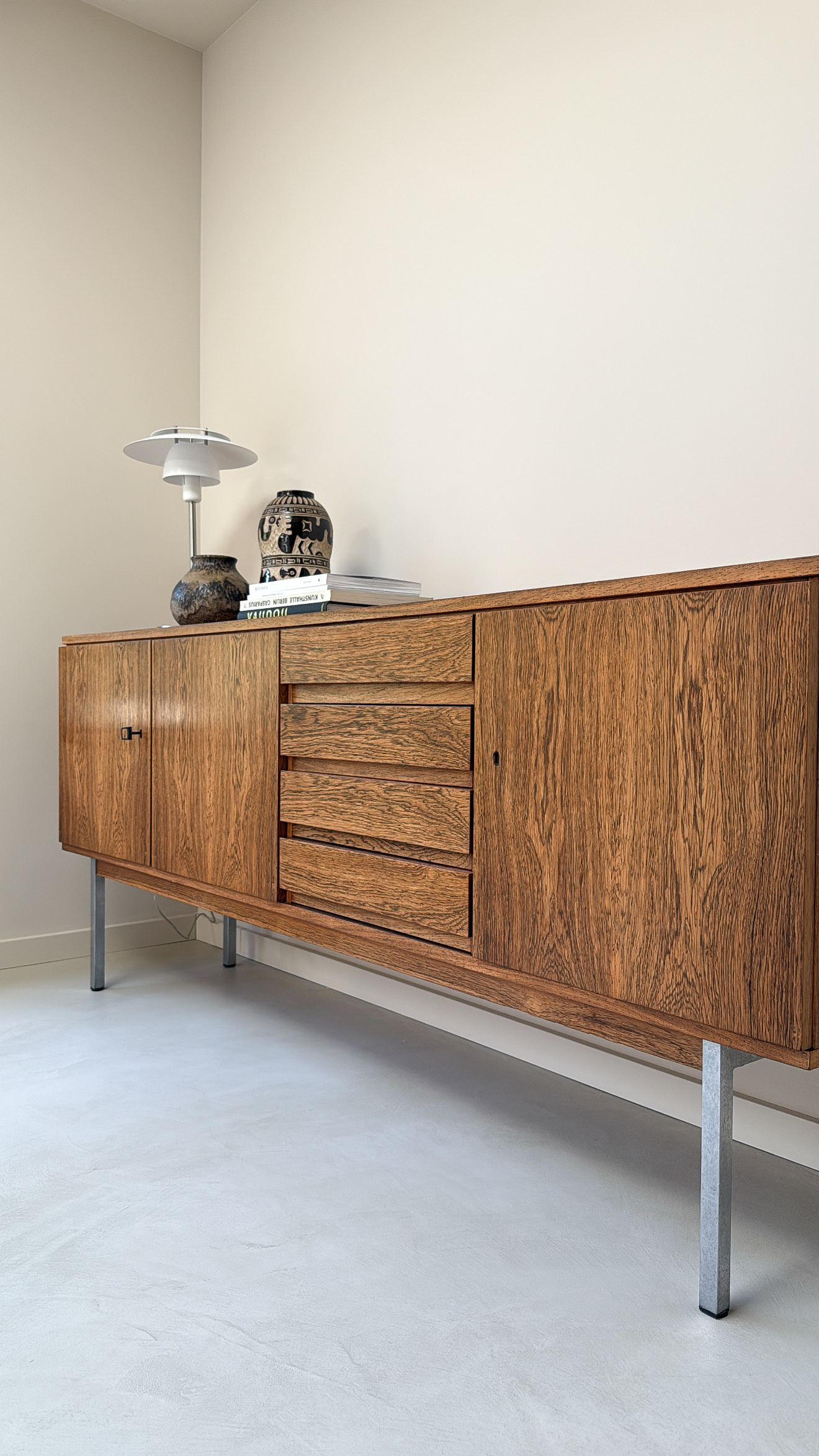 Vintage Palissander/ Houten Dressoir / Sideboard image 9