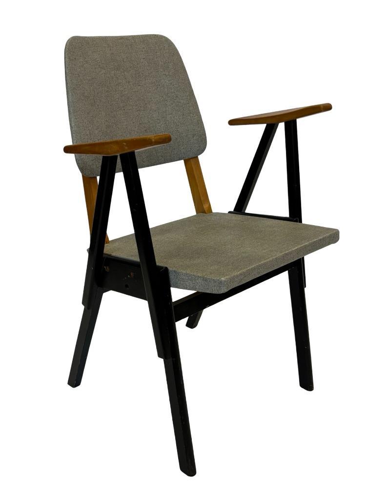 Vintage Zwager Ermeloo, Palais De Tokyo Stoel 50's Design image 5