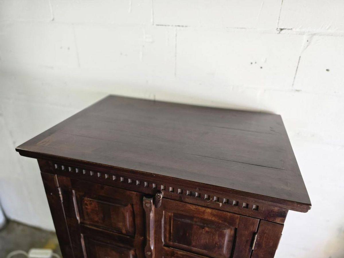 Vintage Stoere Houten Kast / Leggerkast / Opbergkast image 17