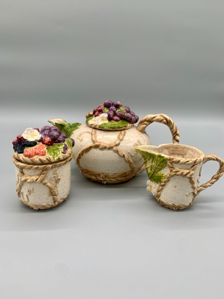 Vintage Thee Set Fruits 3 Delig image 5
