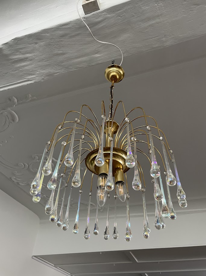 Paolo Venini – Teardrop Chandelier image 9