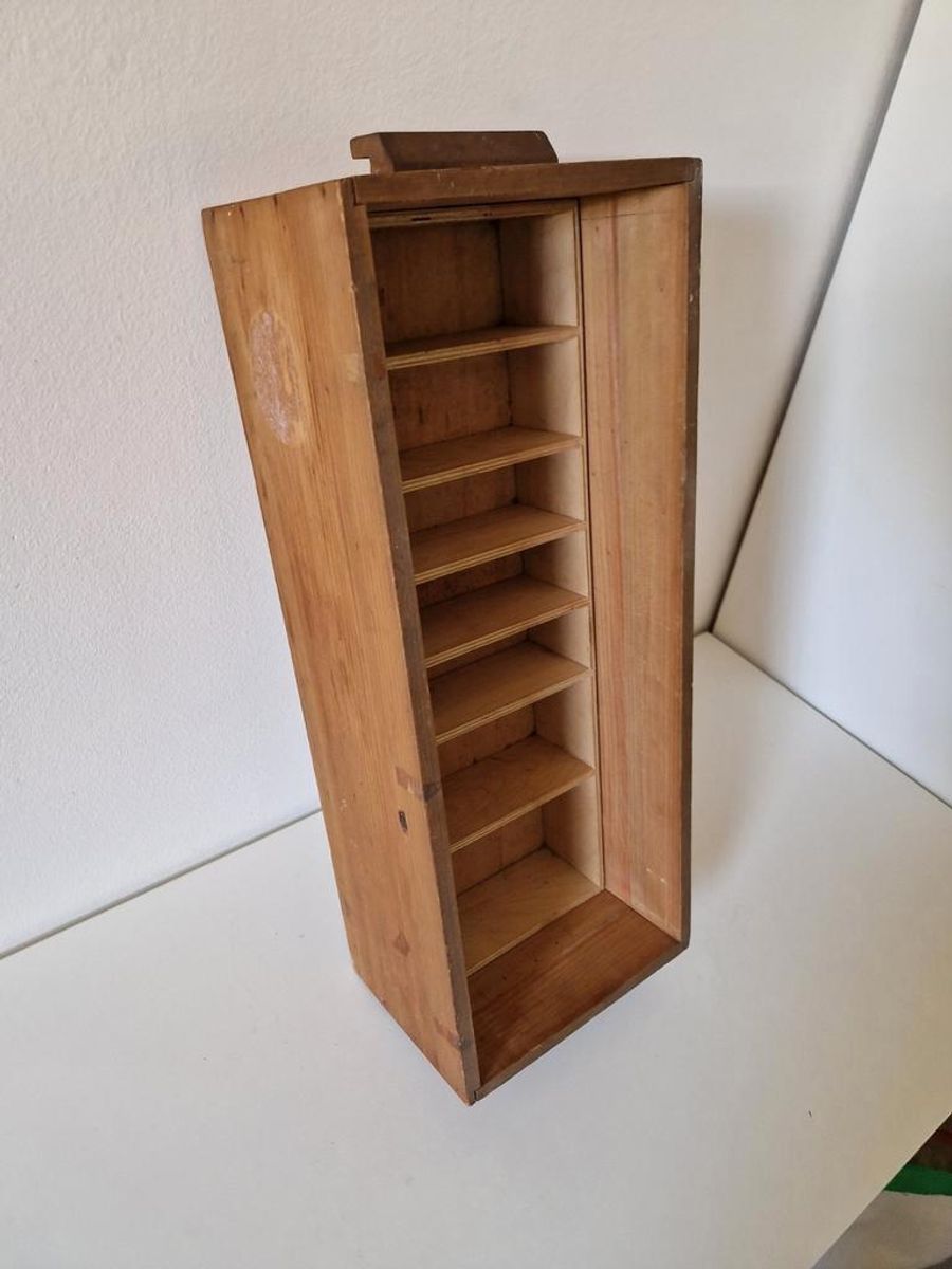 Oude Kist Lade Mer Vakken Vakkenkastje Letterbak image 2