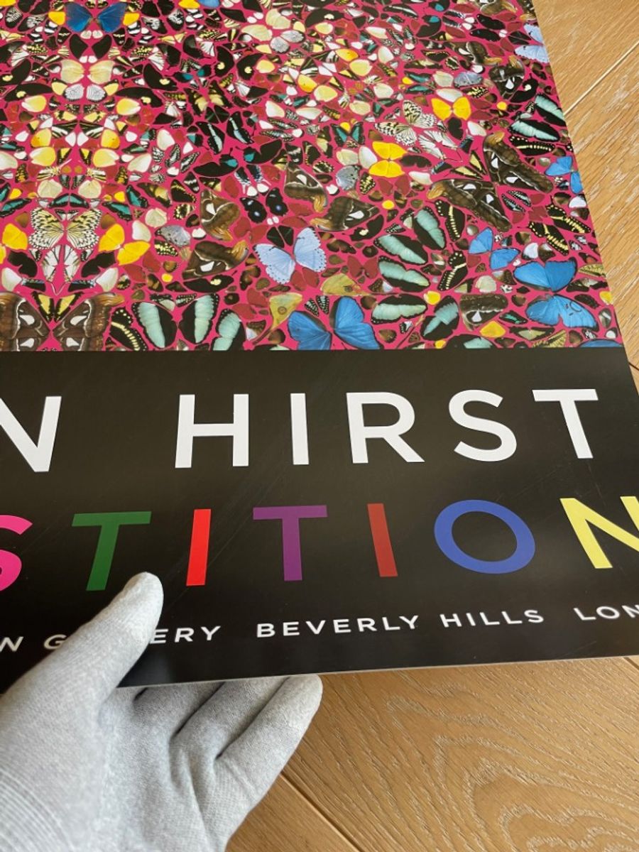 Damien Hirst, Superstition, Orginal Gallery Exhibition Poster, Printed In The New York image 3