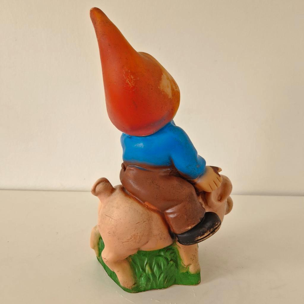 60's Vintage Tuinkabouter Rubberen Kabouter Vintage Dwerg image 8