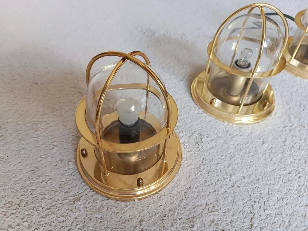 Set Van 3 Vintage Gouden Schip Stijl Plafondlampen image 17
