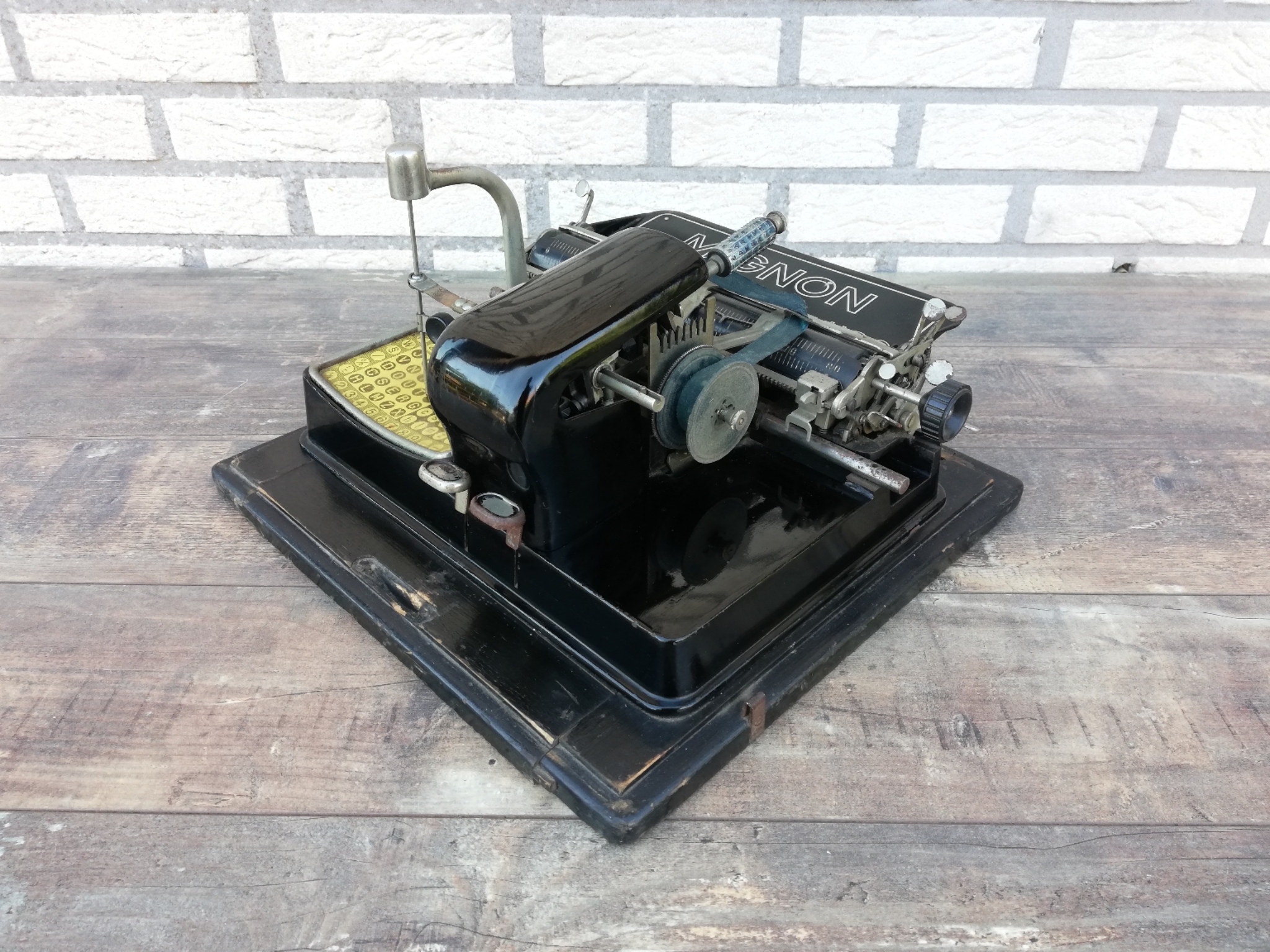 Antieke Schrijfmachine Mignon Aeg Usg image 6