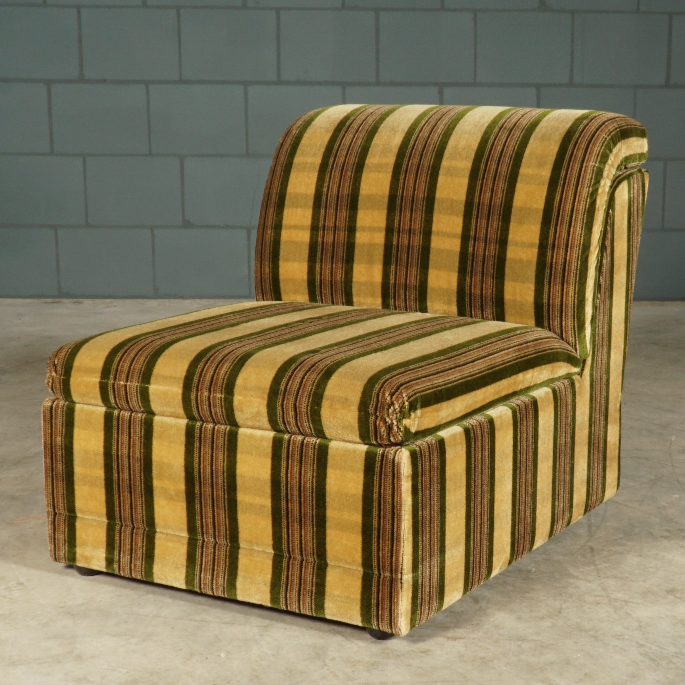 Midcentury Modulaire Zithoek/zitgroep – Velours – Jaren 70 image 12