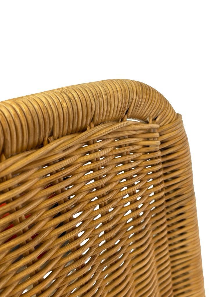 Vintage Rotan Fauteuil - Dirk Van Sliedregt Jaren 60 Design image 18