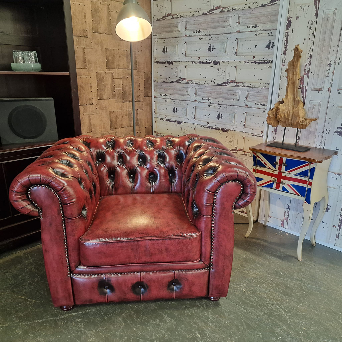 Chesterfield Cresswell Fauteuil - New Red image 5