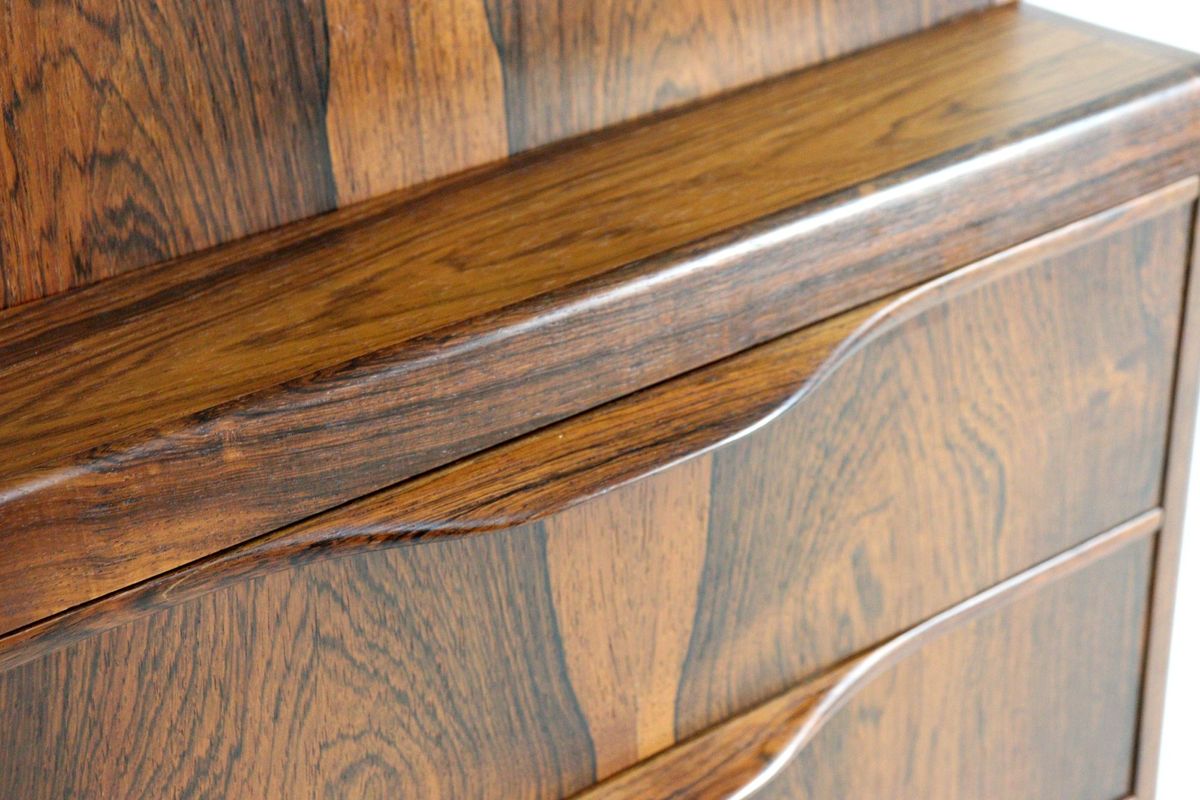 Erling Torvits Voor Klim Møbelfabrik Palissander Secretaire Bureau Kast Vintage Deens image 19