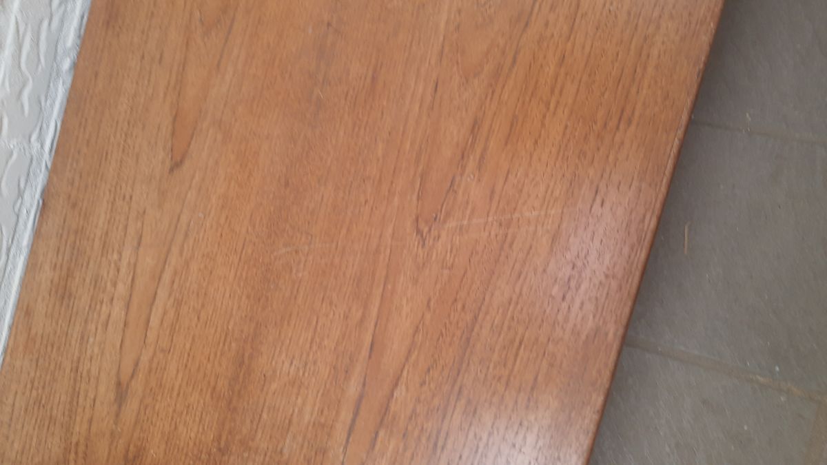 Vintage Fristho Salontafel Eiken Teak Chrome image 3