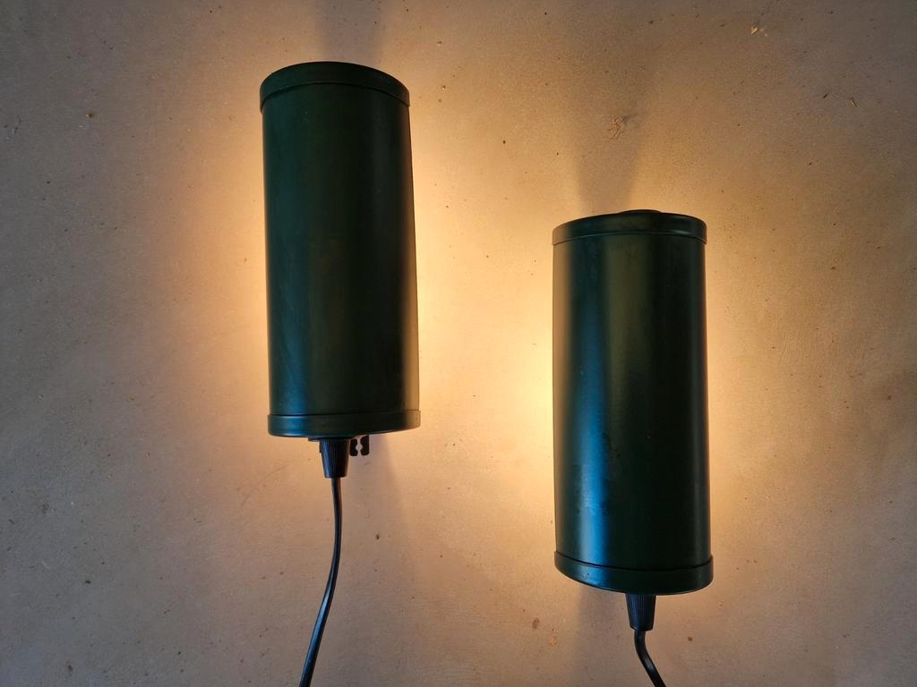 2 Postmoderne Vintage Minimalistiche Bed Lampjes. image 2